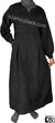 Black - Azeeza Pocket Style Abaya by BintQ in Luxurious Suede - BQ277