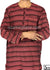 Brick Red and Black - Men Sudani Kameez Kurta Shirt by Ibn Ameen