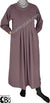 Light Plum - Sumera Chic Girl's Abaya with Baby Doll Inspired Pleats by BintQ - BQ275