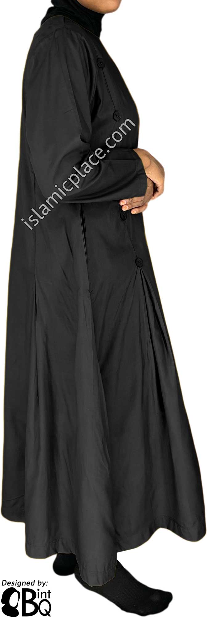 Black - Kamilah Style Girl's Abaya by BintQ - BQ92