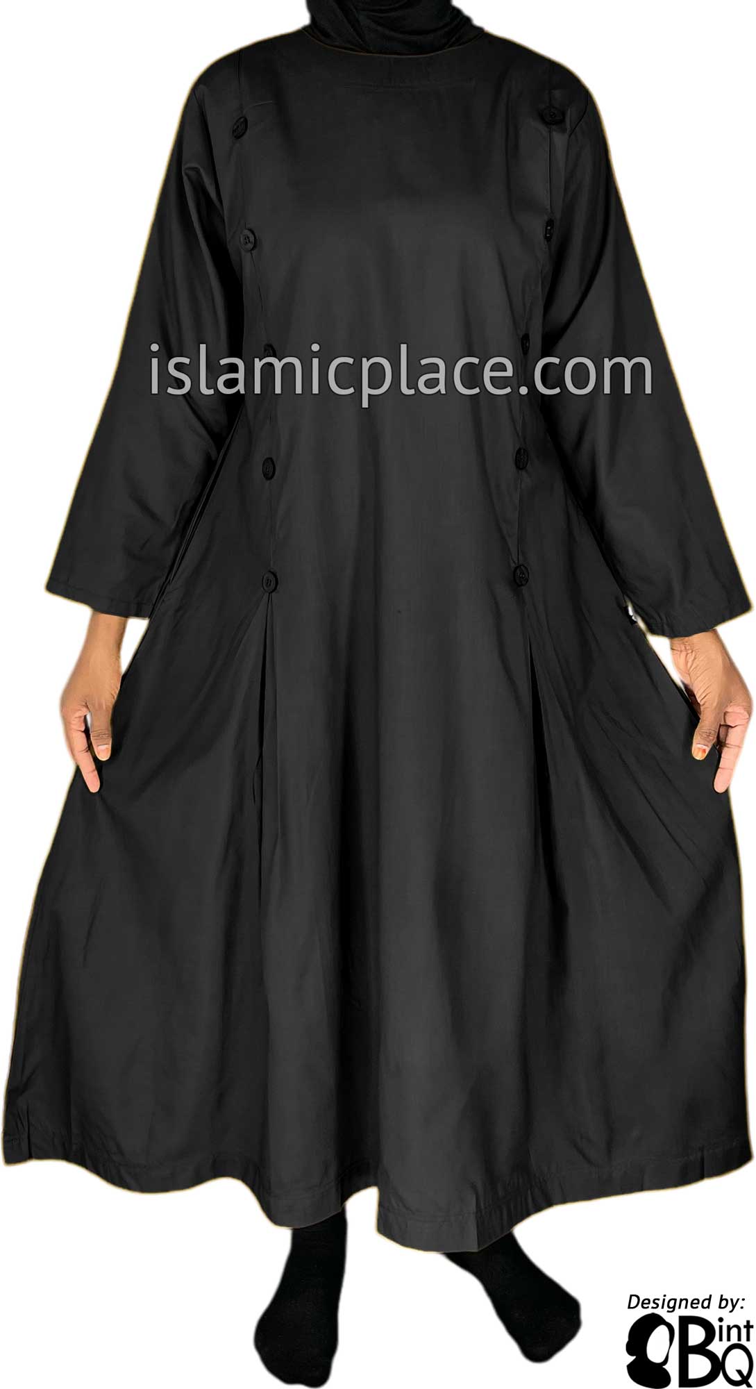 Black - Kamilah Style Girl's Abaya by BintQ - BQ92