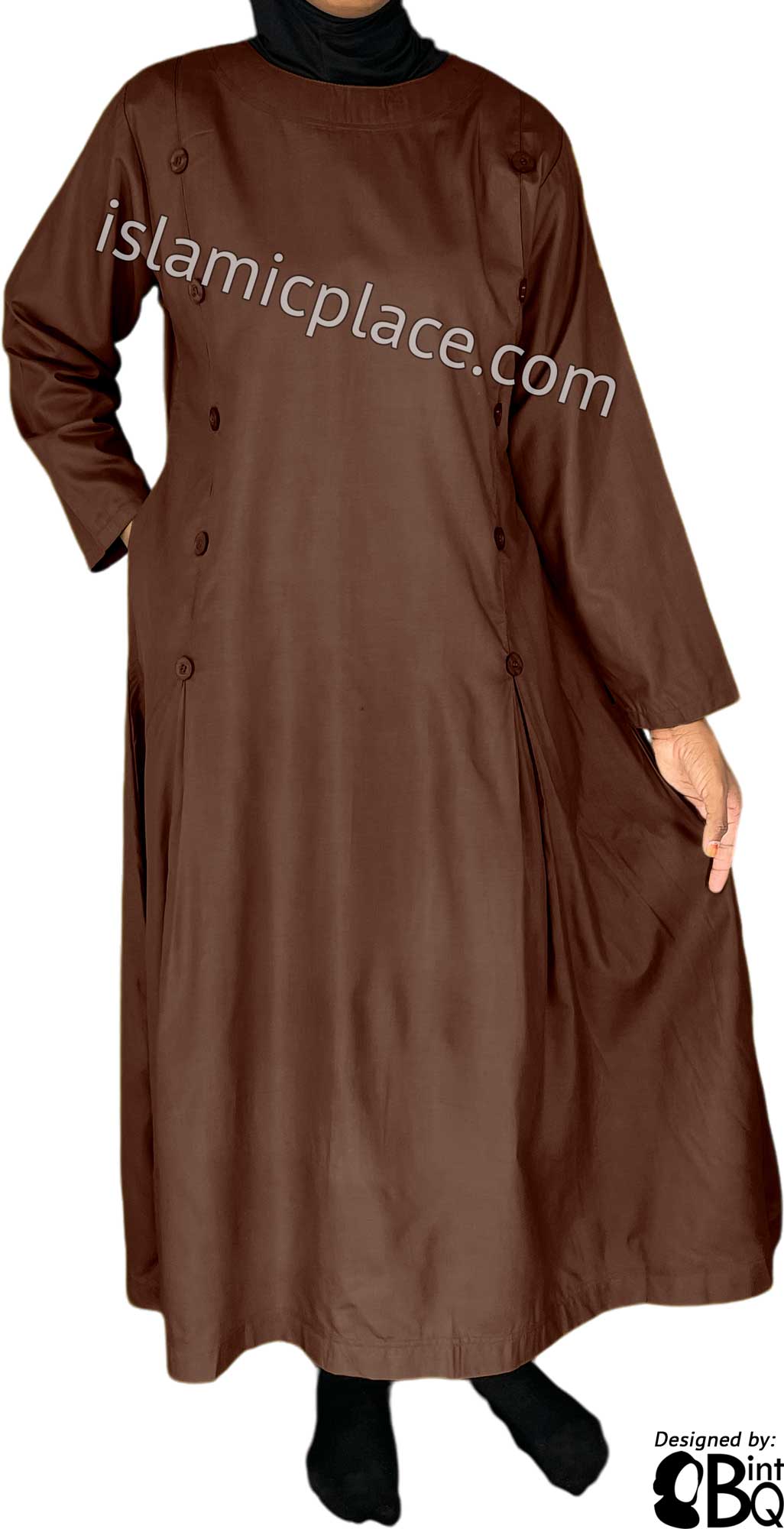 Rust - Kamilah Style Girl&#39;s Abaya by BintQ - BQ92