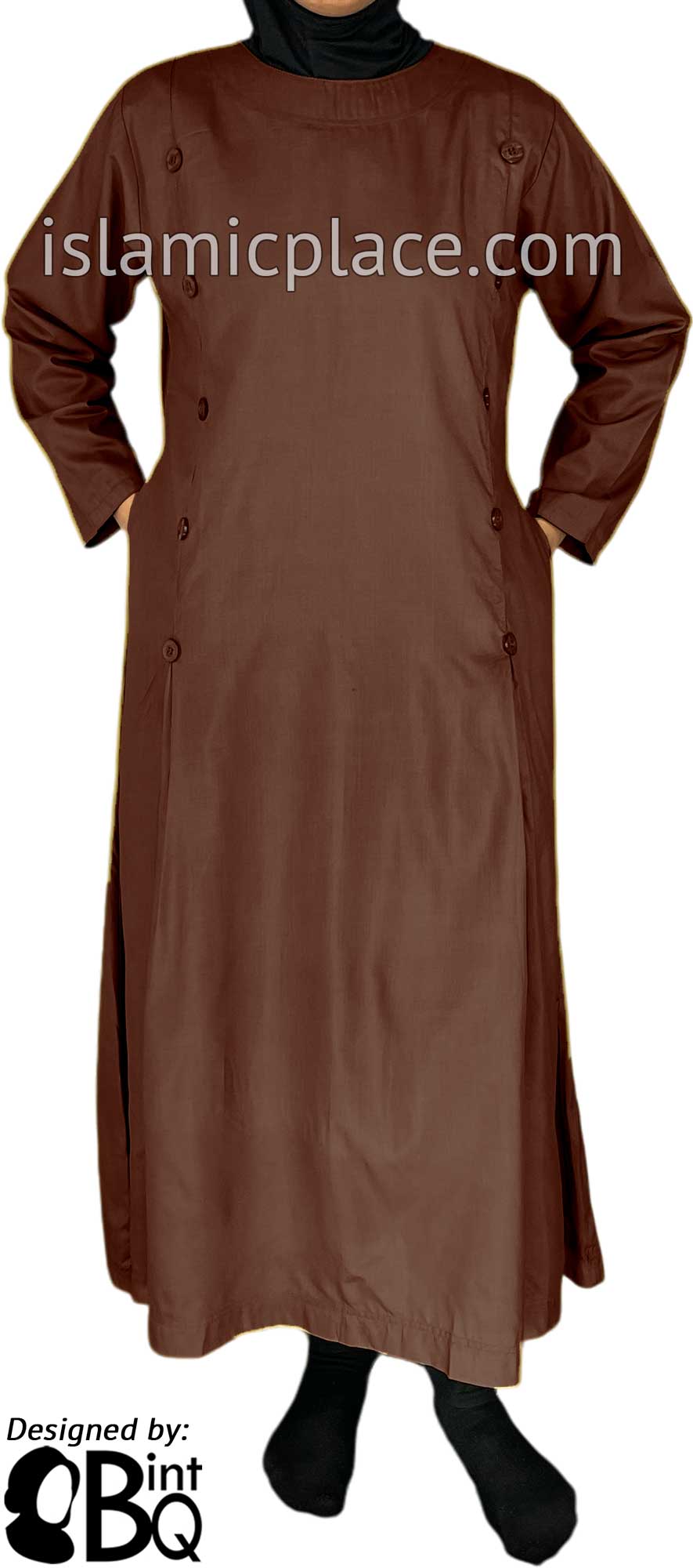 Rust - Kamilah Style Girl's Abaya by BintQ - BQ92