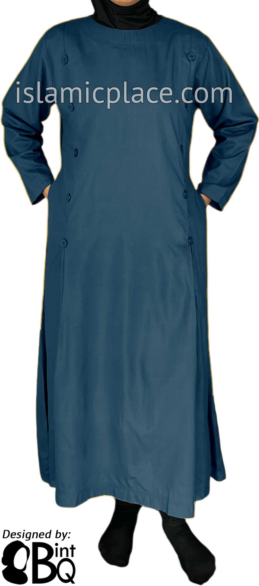 Denim Blue - Kamilah Style Girl's Abaya by BintQ - BQ92