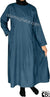 Denim Blue - Kamilah Style Girl's Abaya by BintQ - BQ92