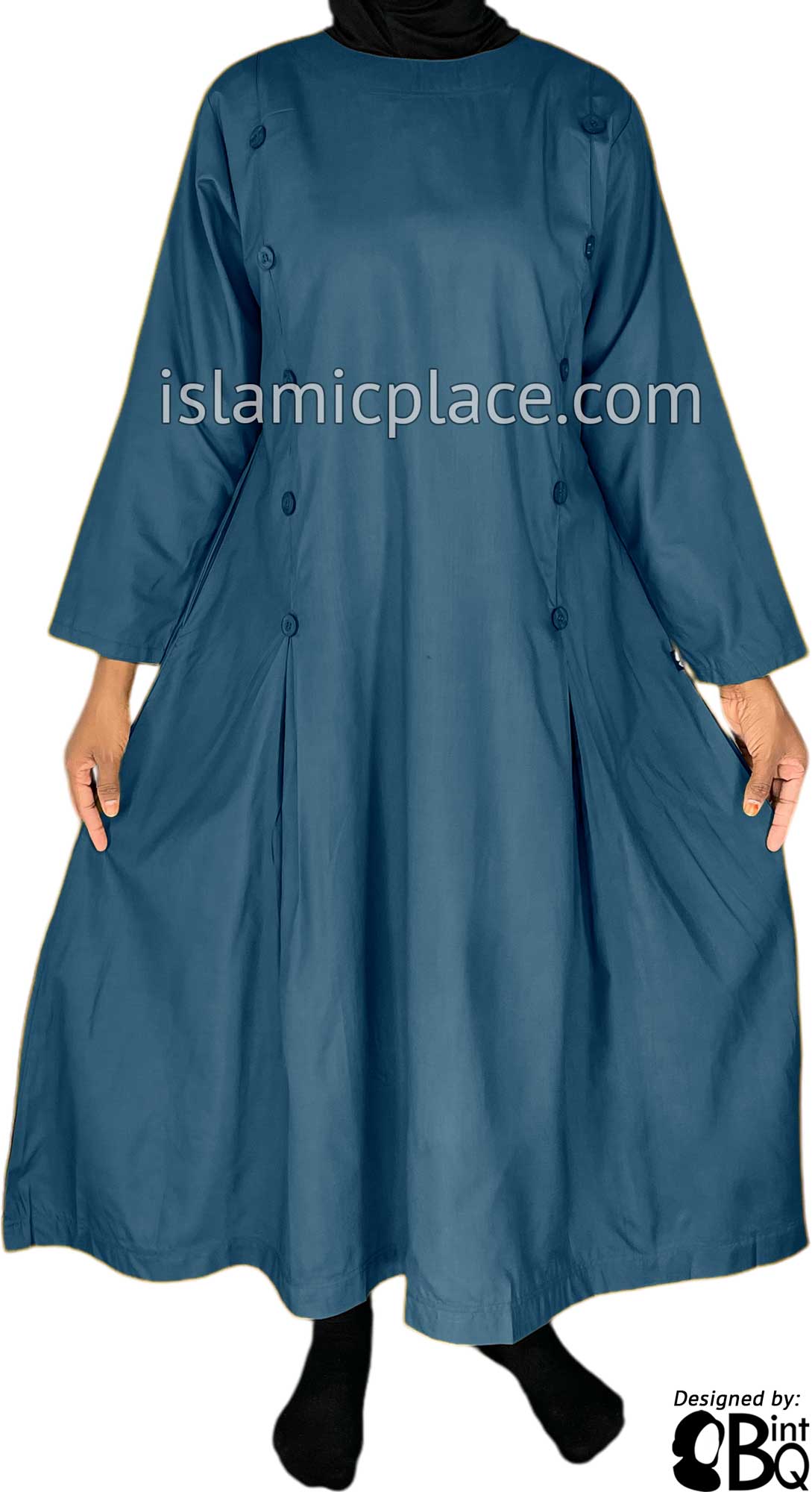 Denim Blue - Kamilah Style Girl's Abaya by BintQ - BQ92