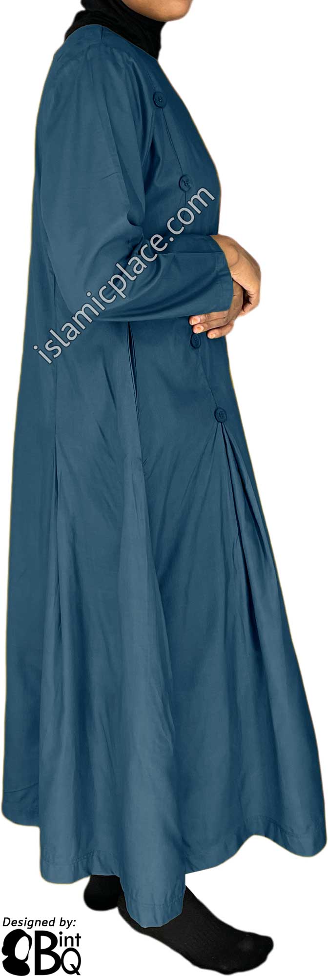 Denim Blue - Kamilah Style Girl's Abaya by BintQ - BQ92