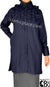 Navy Blue - Rafia Style Kameez Tunic Top by BintQ - BQ194B