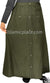 Olive Green - Meher Style Desinger Skirt by BintQ - BQ209