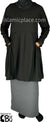 Black - Nargis Style Kameez Tunic Top by BintQ - BQ98