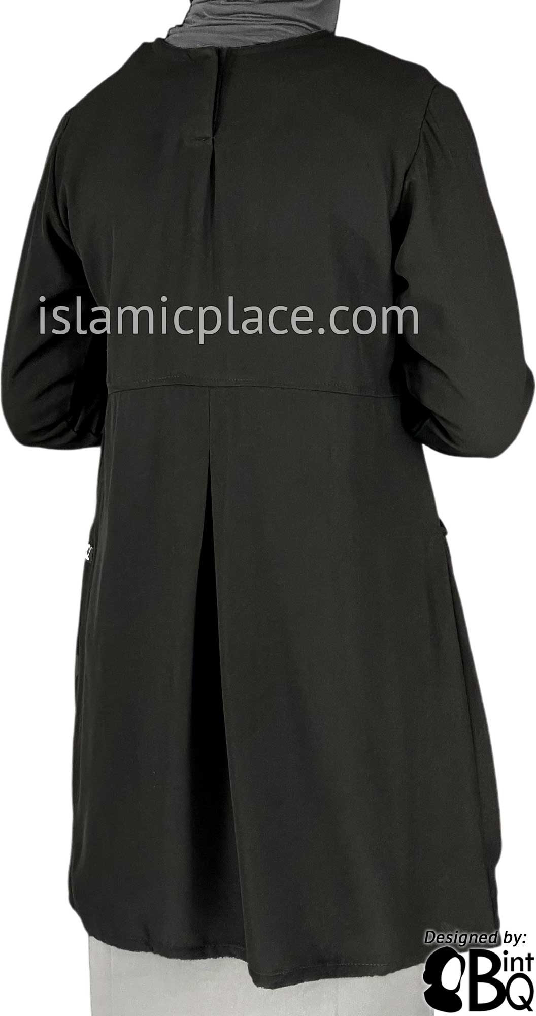 Black - Nargis Style Kameez Tunic Top by BintQ - BQ98