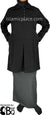 Black - Misha Style Kameez Tunic Top by BintQ - BQ226