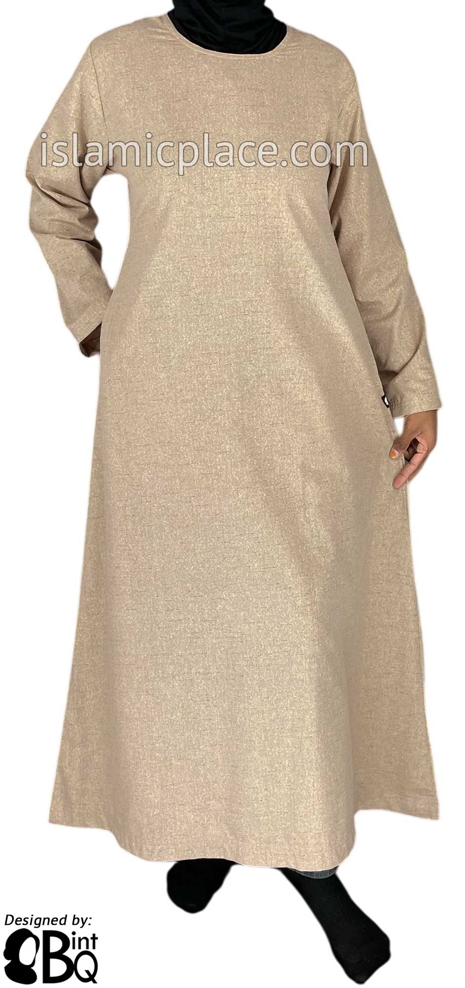 Chai - Simply Elegant Abaya in Tweed Fabric