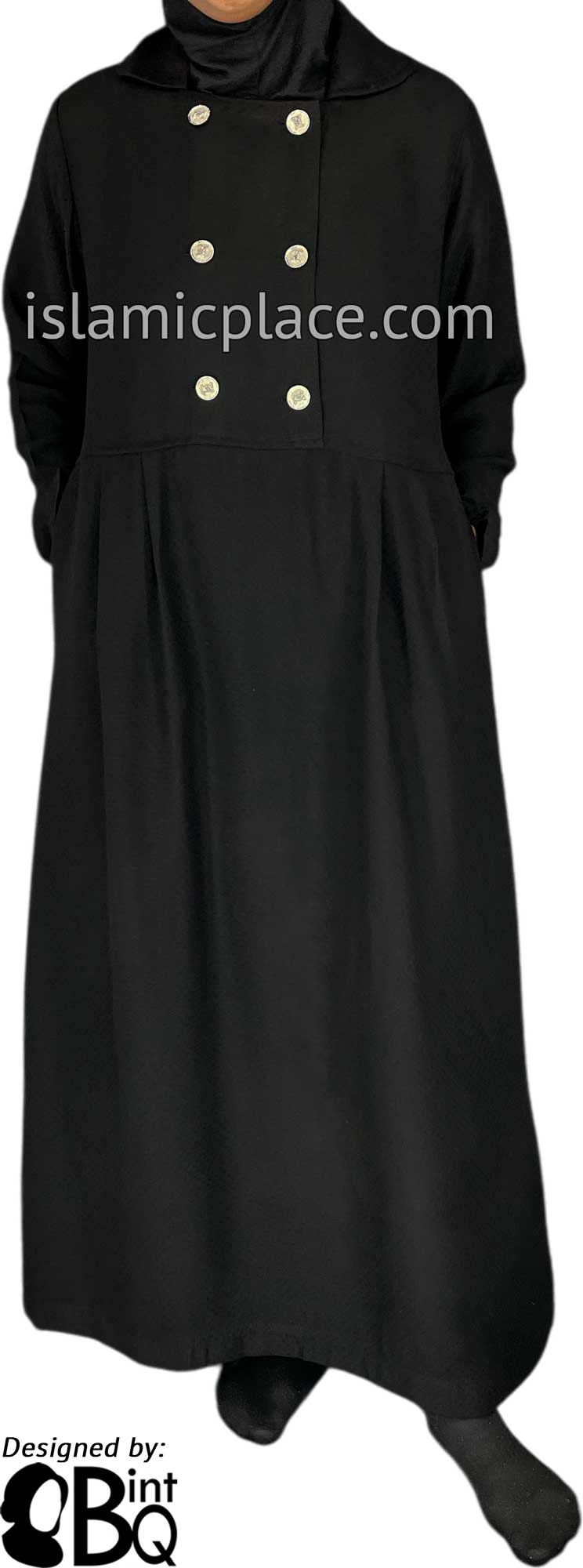 Black - Misha Style Abaya by BintQ - BQ99