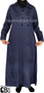 Navy Blue - Nargis Style Abaya by BintQ in Luxurious Suede - BQ60