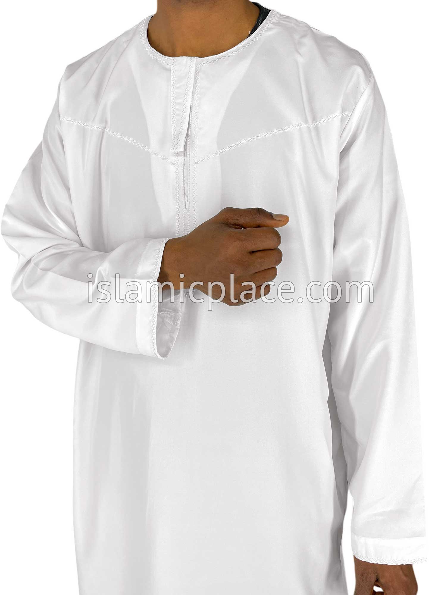 White - Abbas Style Omani Thob