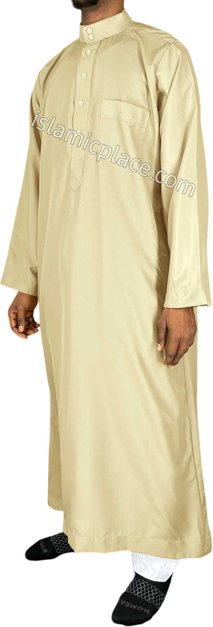 Cream - Saudi Daffah Style Men Thob