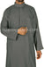 Charcoal Gray - Saudi Daffah Style Men Thob