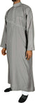 Light Gray - Saudi Daffah Style Men Thob