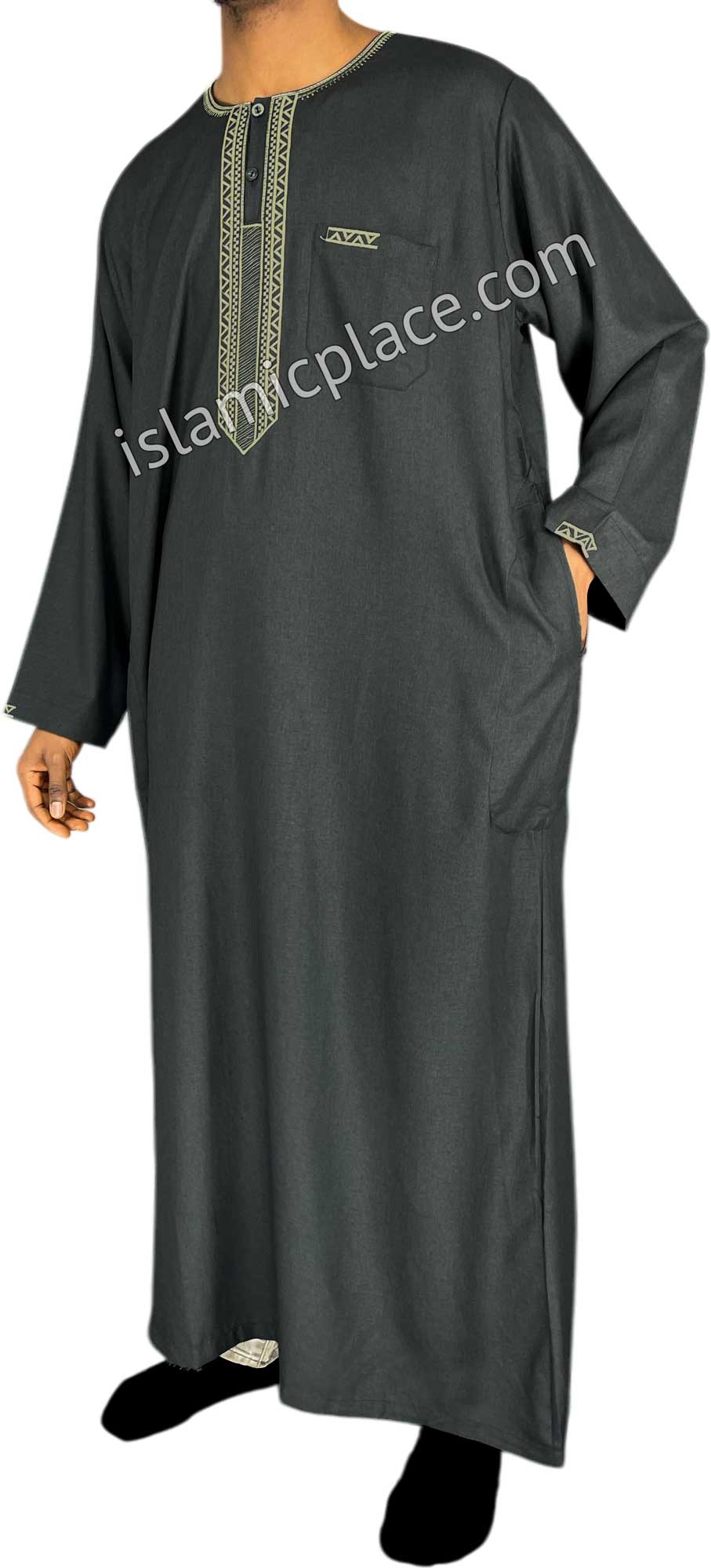 Charcoal Gray - Kashif Style Thob