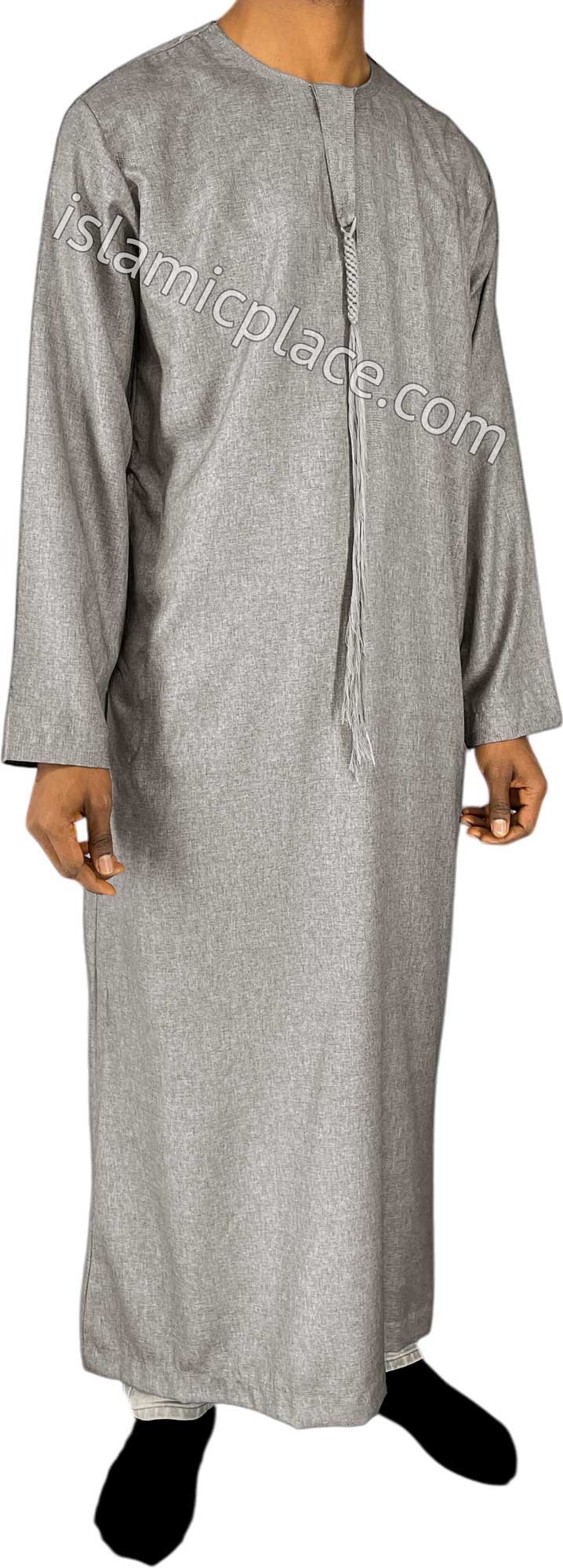 Light Heather Gray - Abbas Style Omani Thob