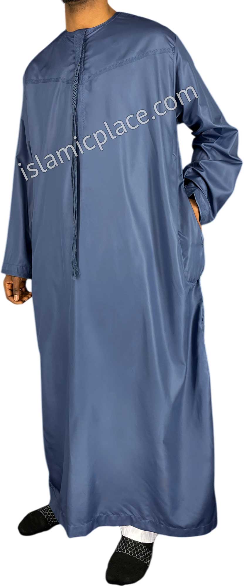 Denim Blue - Abbas Style Omani Thob