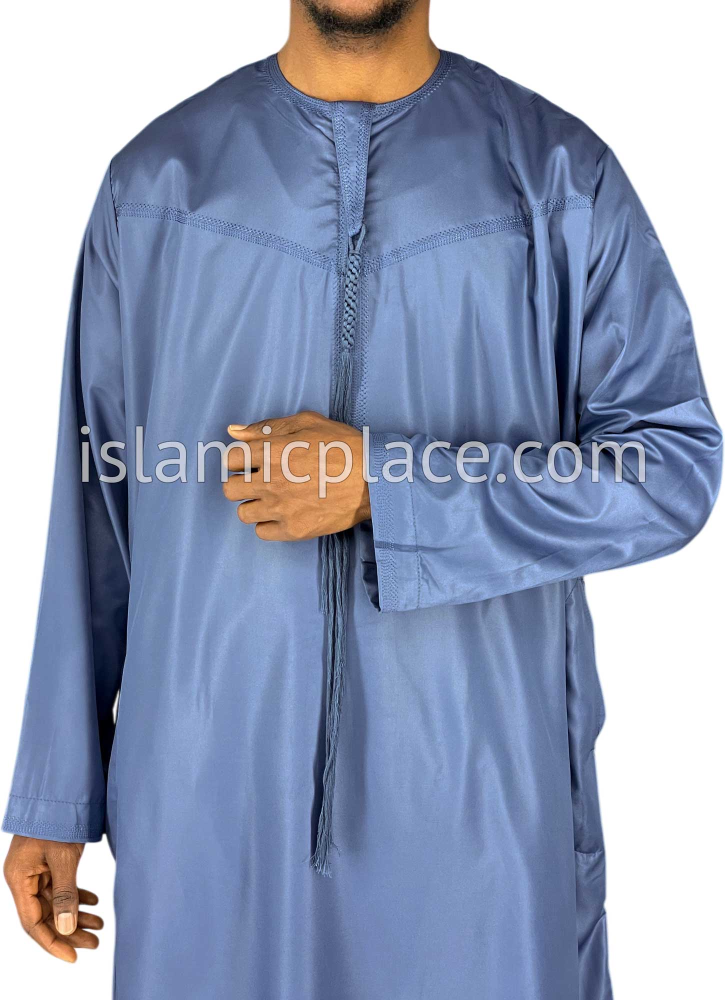 Denim Blue - Abbas Style Omani Thob