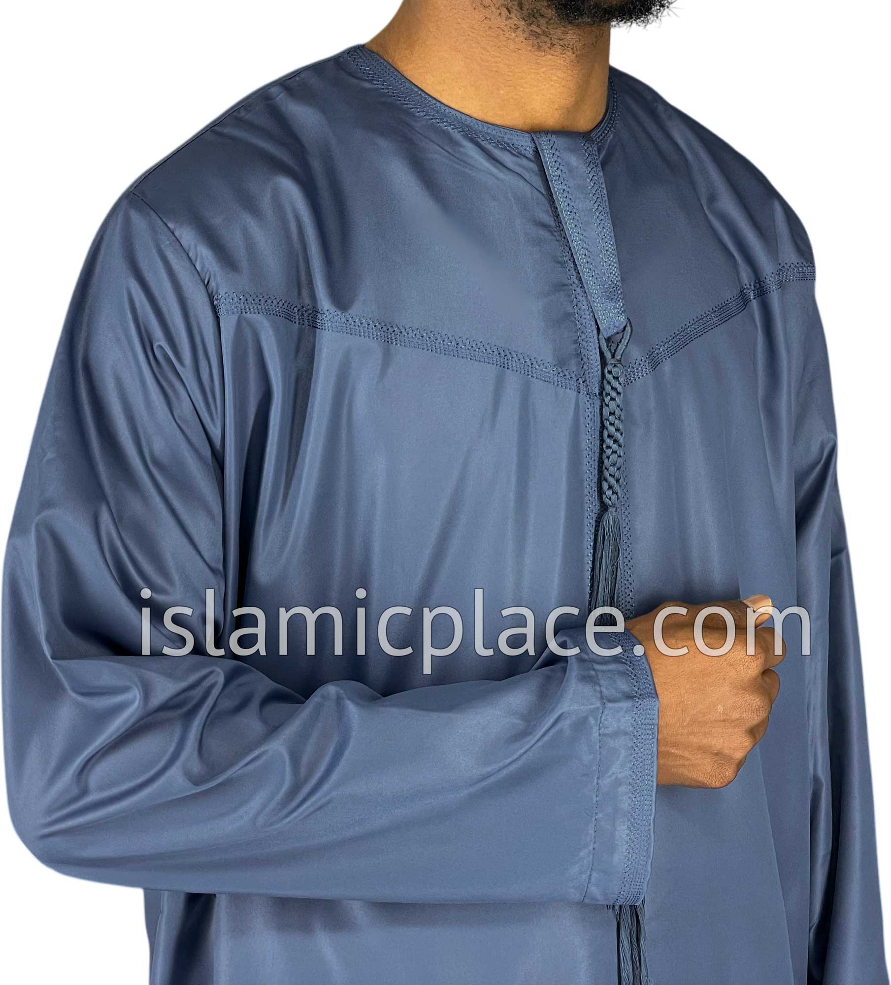 Denim Blue - Abbas Style Omani Thob