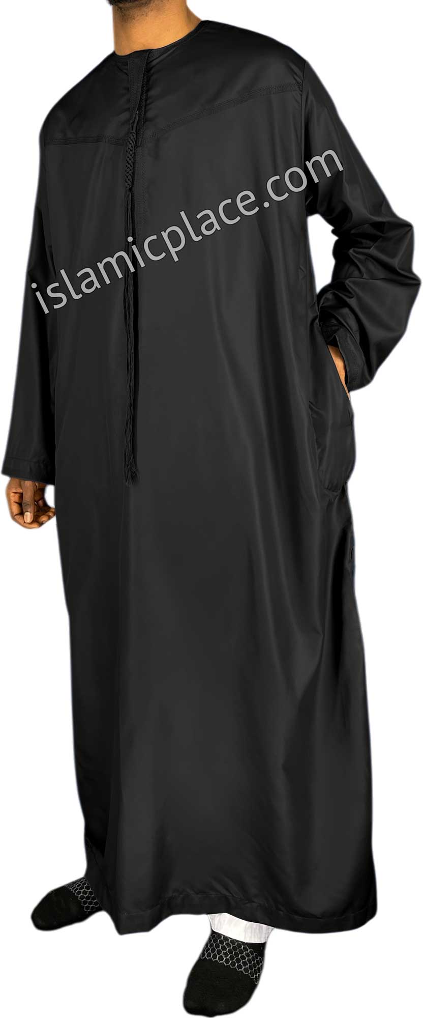 Black - Abbas Style Omani Thob