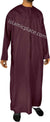 Burgundy - Abbas Style Omani Thob