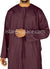 Burgundy - Abbas Style Omani Thob