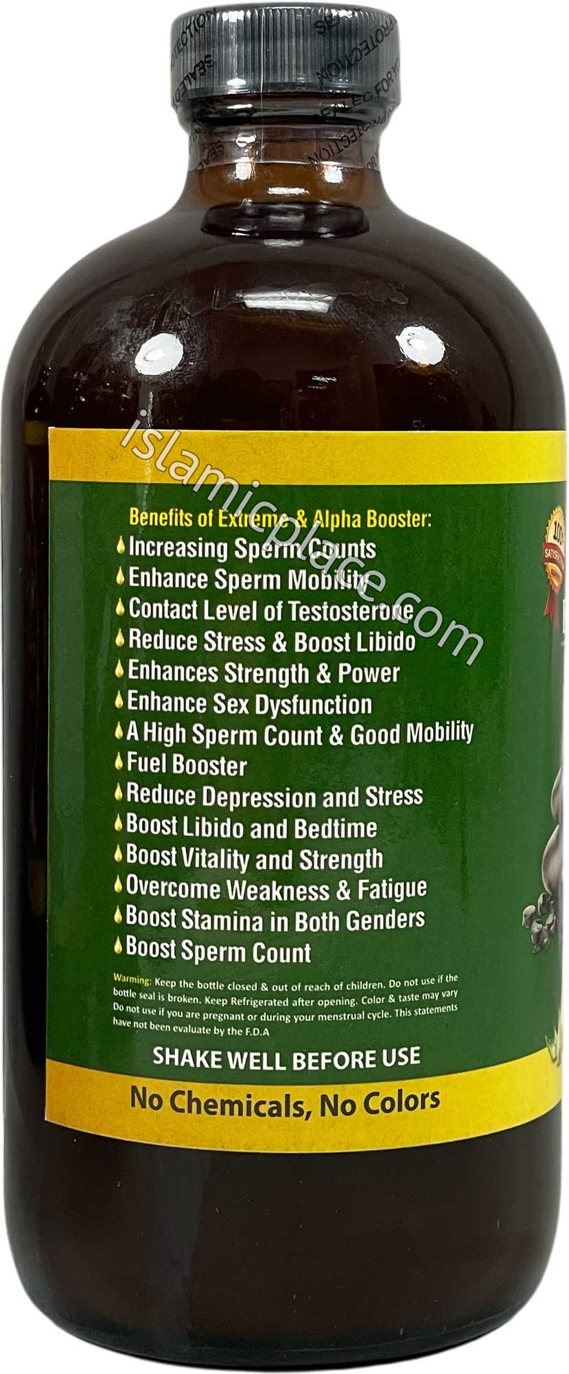 Extreme & Alpha: Shilajit & Black Cohosh Blood of Mountain Booster with Senna Leaf, St. John’s Wort & Poppy Seeds Extract 16 oz