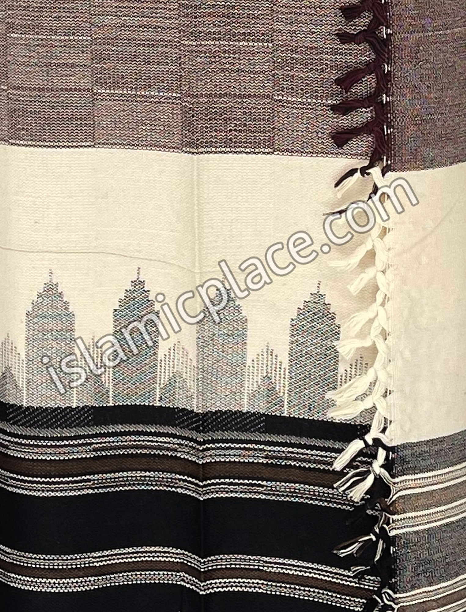 Almond and Black - Habib Design Men Yemeni Lungi Izzar