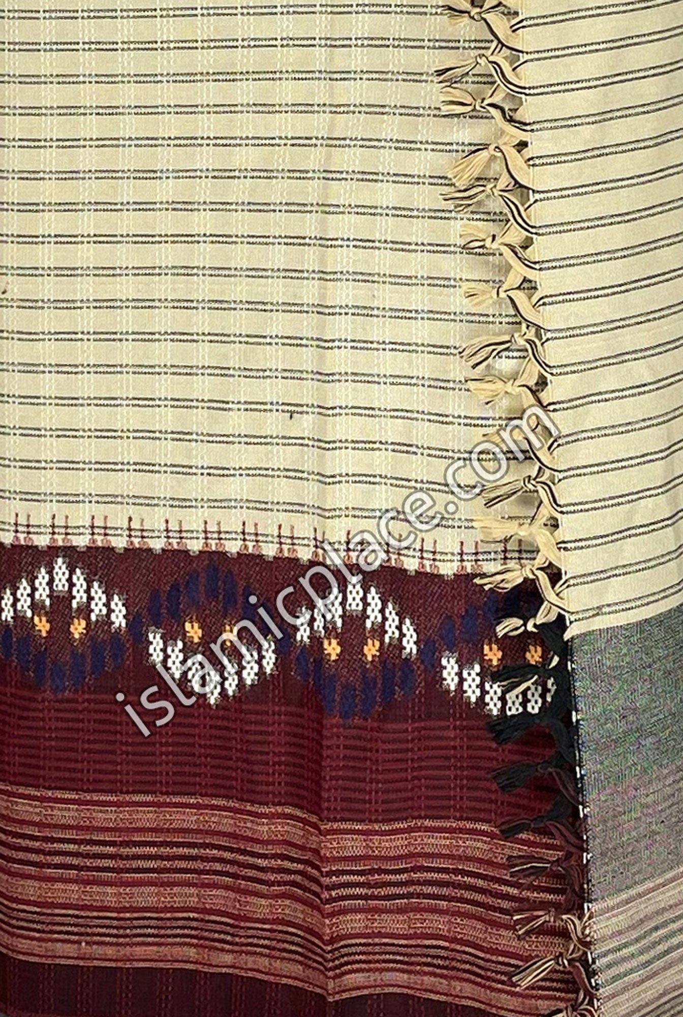 Khaki, Burgundy and Navy Blue - Haroon Design Men Yemeni Lungi Izzar