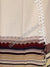 White, Burgundy and Black - Kareem Design Men Yemeni Lungi Izzar