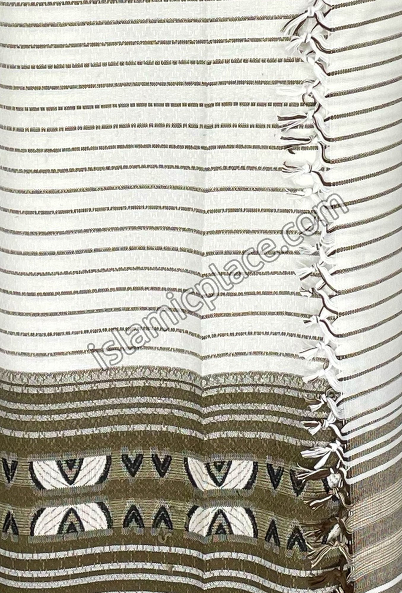 Brown, Black and White - Mahmood Design Men Yemeni Lungi Izzar