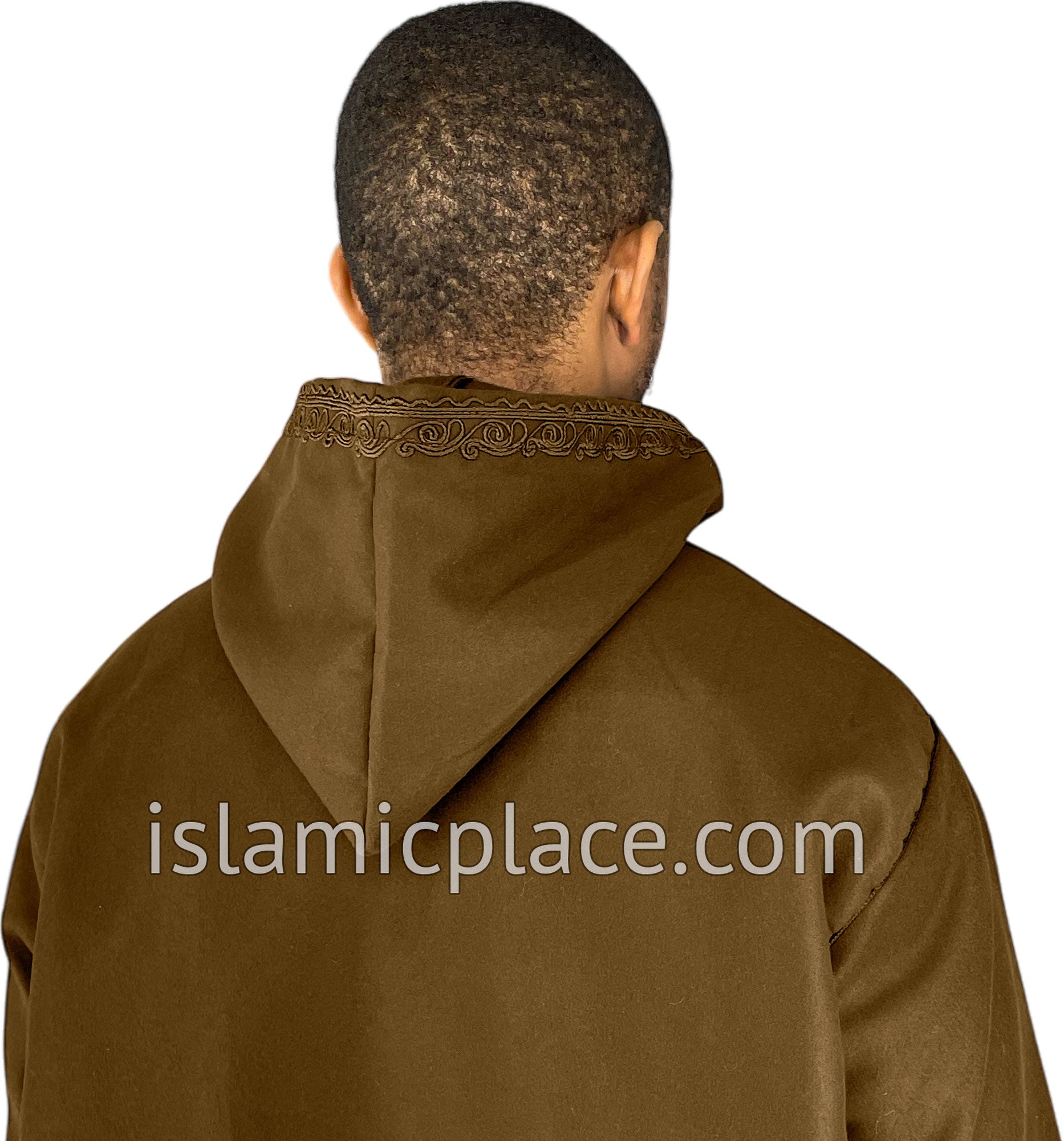 Clay Brown - Wool Moroccan Hooded Thob