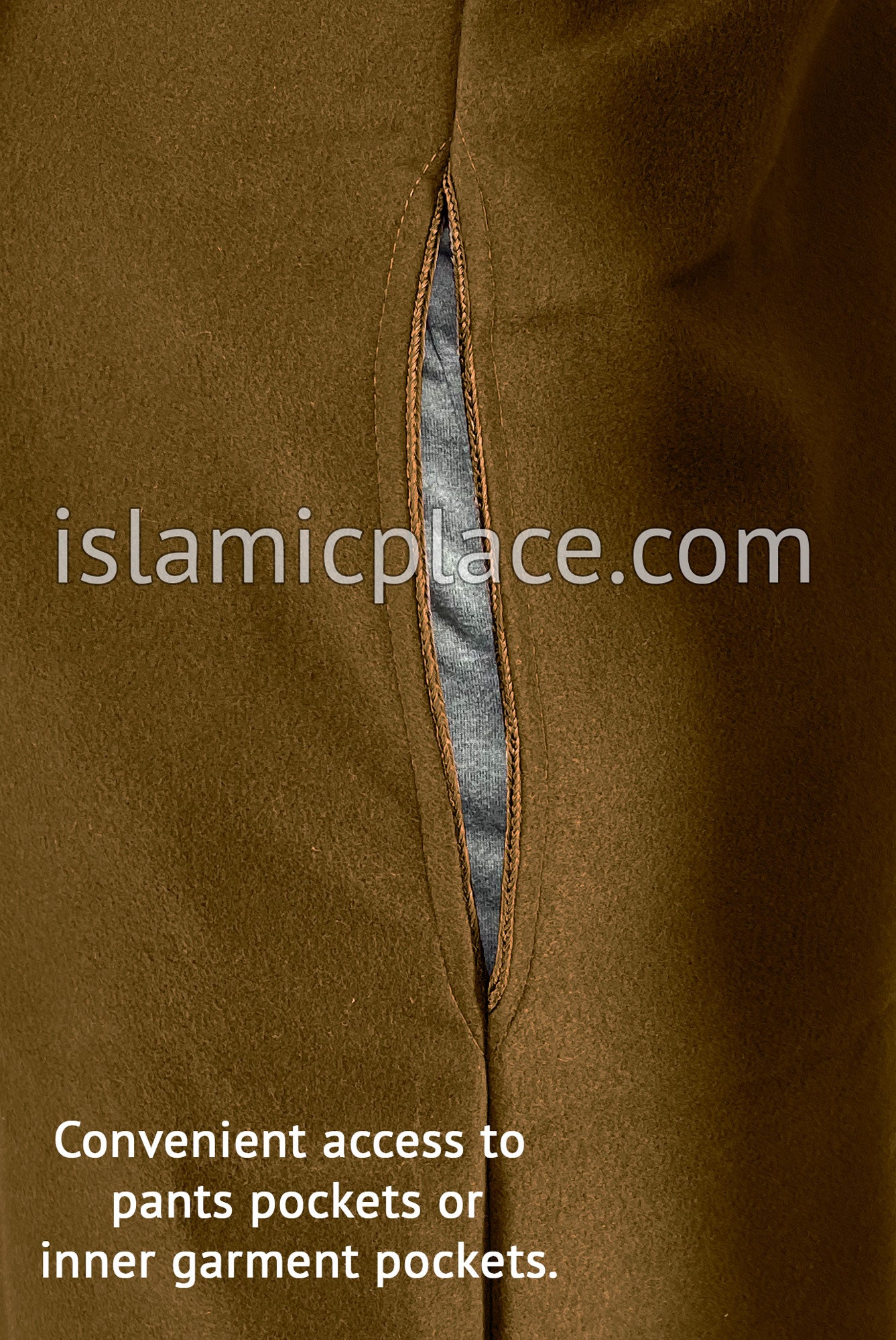 Clay Brown - Wool Moroccan Hooded Thob