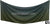 Olive Green and Graphite Gray - G2 Ombre Dye Georgette Shayla Long Rectangle Hijab 28"x70"