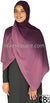 Plum and Cabaret Pink - G2 Ombre Dye Georgette Shayla Long Rectangle Hijab 28"x70"