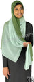 Sage Green and Light Olive Green - G2 Ombre Dye Georgette Shayla Long Rectangle Hijab 28"x70"