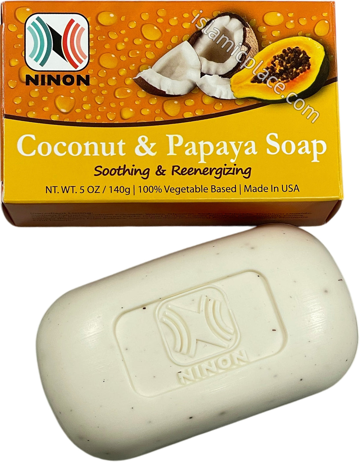 Coconut &amp; Papaya Soap - 5 oz bar by Ninon