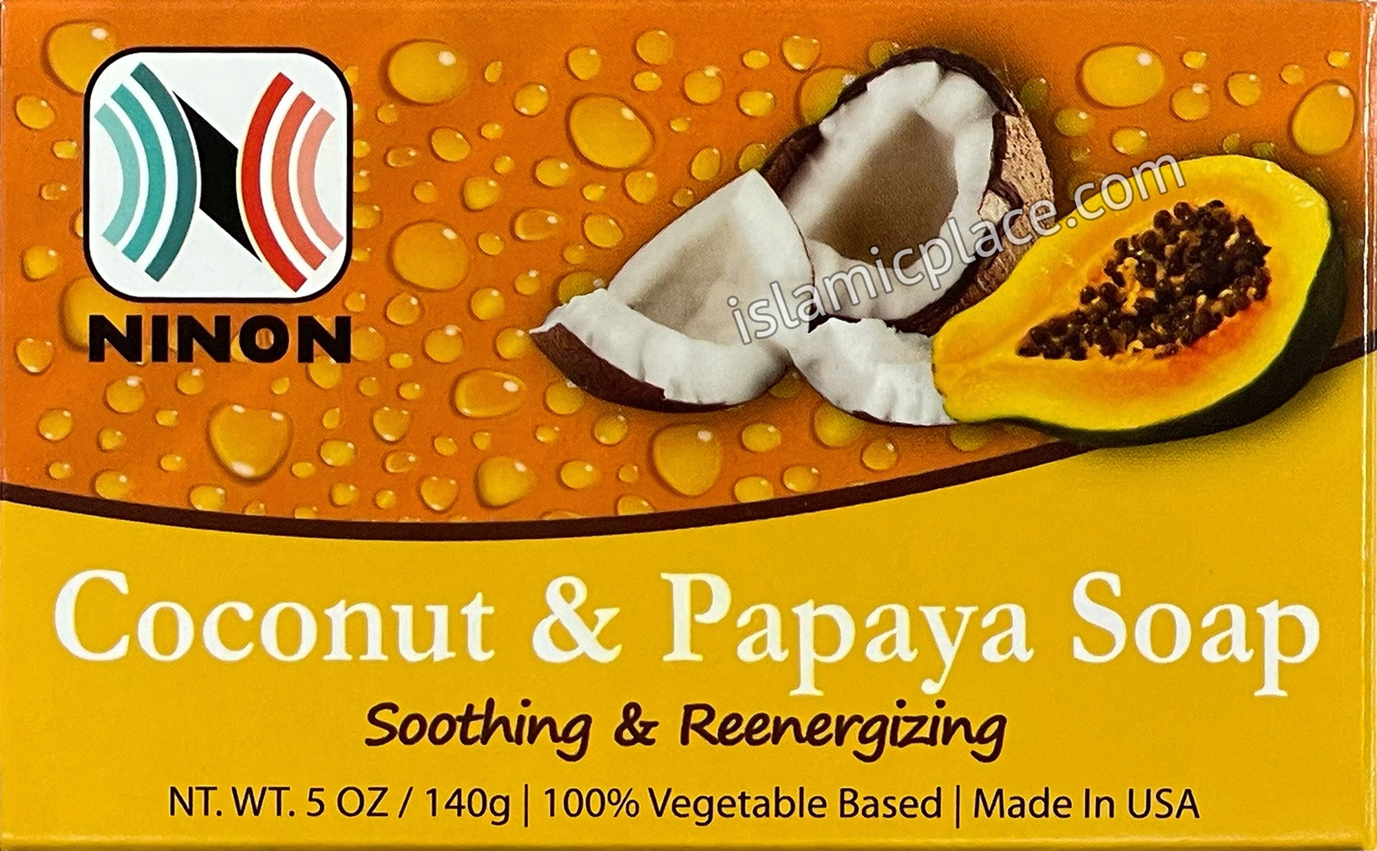 Coconut & Papaya Soap - 5 oz bar by Ninon