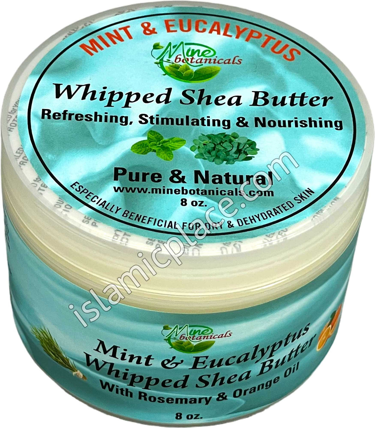 Mint &amp; Eucalyptus Whipped Shea Butter With Rosemary &amp; Orange Oil