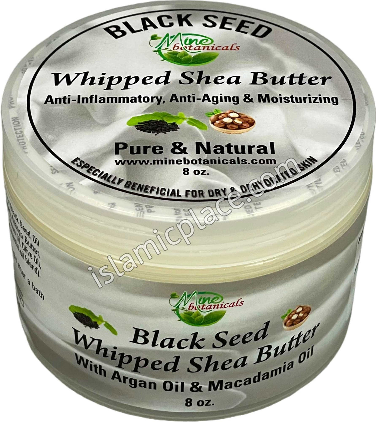 Black Seed Whipped Shea Butter With Argan &amp; Macadamia Oil