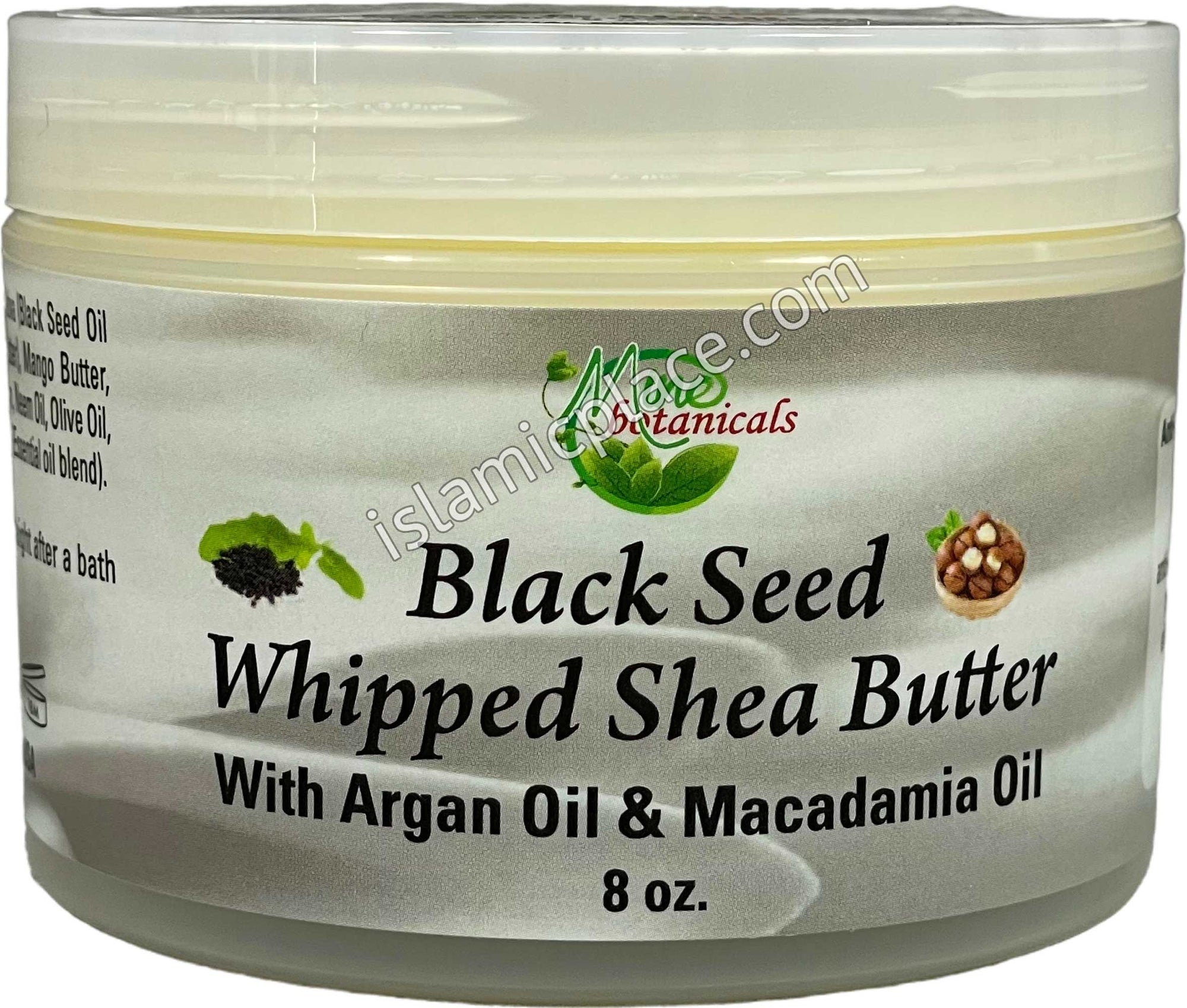 Black Seed Whipped Shea Butter With Argan & Macadamia Oil