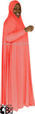 Neon Pink - Plain Overhead Abaya with Cuffs