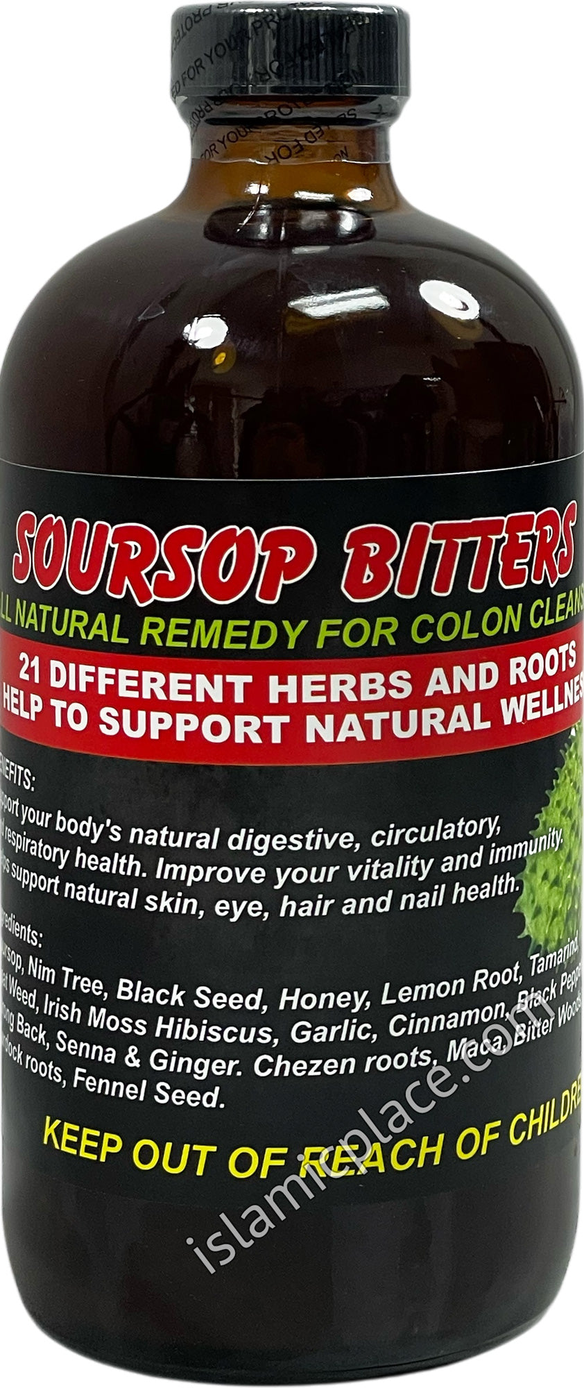 Soursop Bitters 16 oz (All Natural remedy for Colon Cleansing)