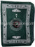 Dark Green - Traveling Adult Prayer Rug (Pocket size in zipper cover with build-in Compass)