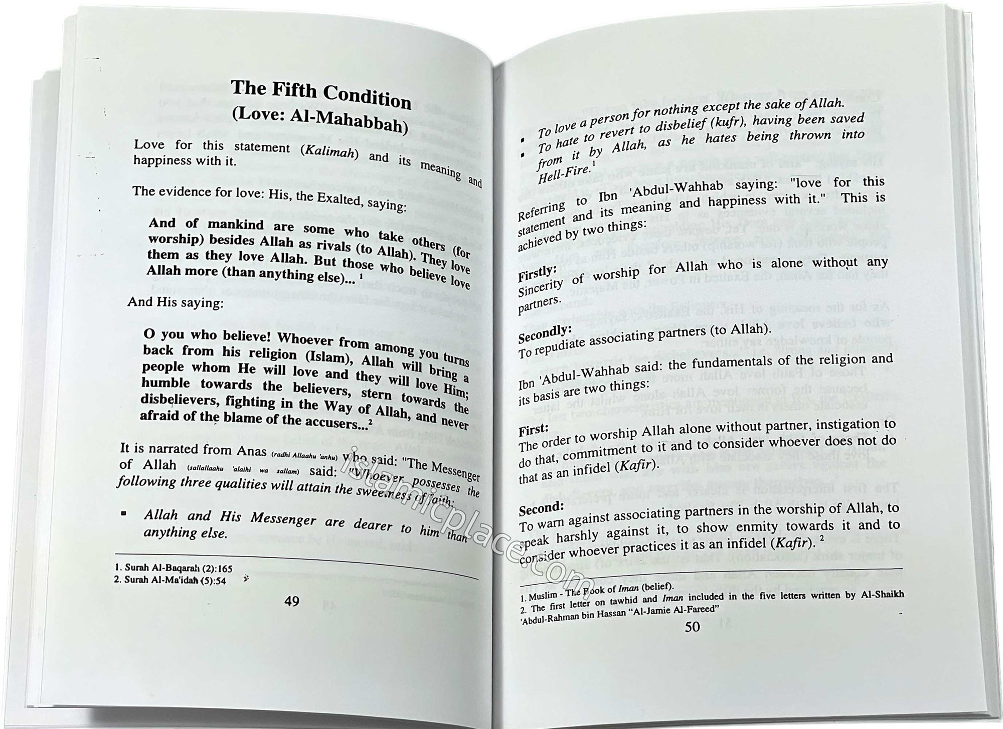 Facilitation by Allah in Explaining the Evidences of The Conditions of "La ilaha illa Allah"